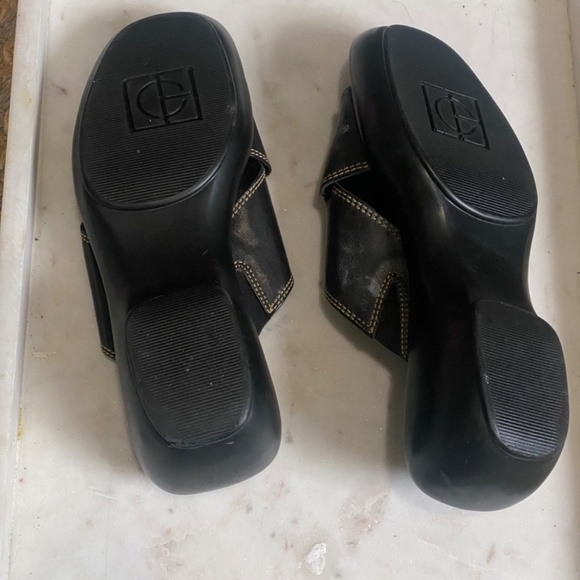 COLE Haan black slides sandals - Picture 5 of 6